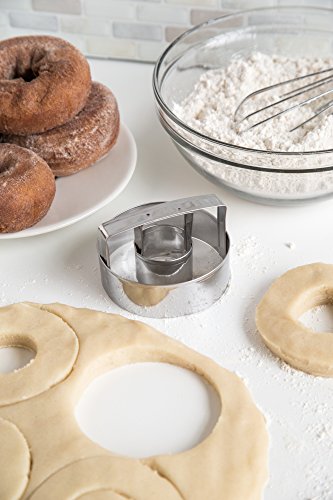 Fox Run Donut Cutter, Tin-Plated Steel, 3-Inch