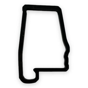 alabama state cookie cutter with easy to push design (4 inch)