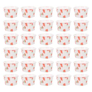 ABOOFAN 100pcs Cupcake Liners Strawberry Standard Paper Baking Cups Cupcake Liners Muffin Baking Cupcake Mold to Use for Pans