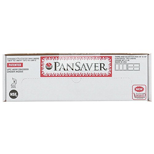 PanSaver Monolyn 1/3 Size Steam Table Pan Liner Clear Plastic - 4"-6"D 100 Per Case