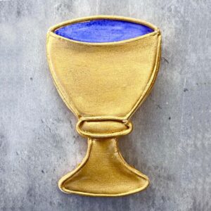 Communion Chalice Cookie Cutter, 4" Made in USA by Ann Clark