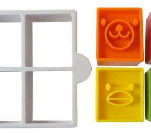 Torune Bento Sandwich Cutter Mold, Animal Face