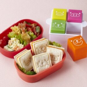 Torune Bento Sandwich Cutter Mold, Animal Face