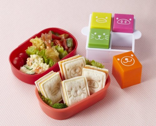 Torune Bento Sandwich Cutter Mold, Animal Face