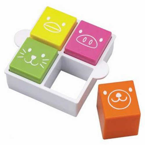 Torune Bento Sandwich Cutter Mold, Animal Face