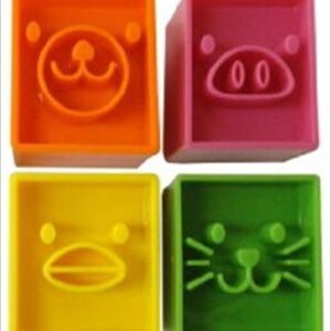 Torune Bento Sandwich Cutter Mold, Animal Face