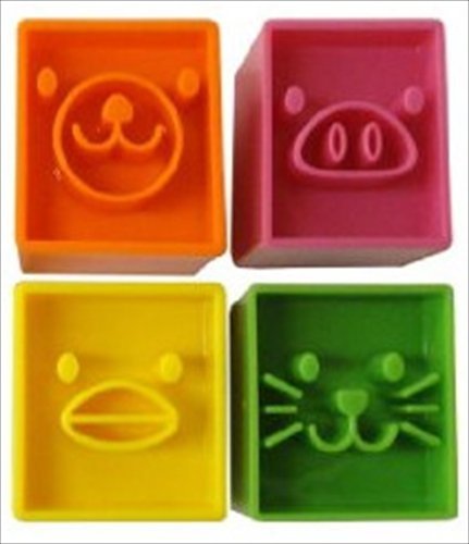 Torune Bento Sandwich Cutter Mold, Animal Face