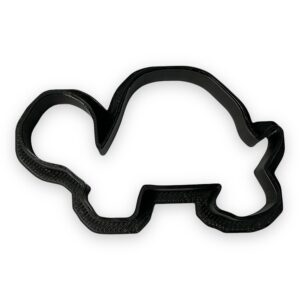 turtle cookie cutter with easy to push design, for baby shower, work events, and birthday celebrations (3 inch)