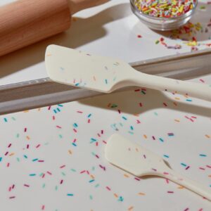 GIR: Get It Right Premium Silicone Baking Set - Non-Stick Heat Resistant Kitchen Baking Tools - Reusable Baking Mat, 11” and 8” Spatula – Sprinkles, (GIR3BK498SKL)