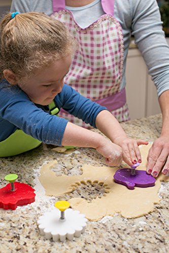 Bakelicious Daisy Plunger Cutter, White , 2.25 x 3.5 x 3.5 inches