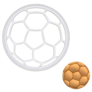 extra small soccer ball cookie cutter, 1 piece - bakerlogy