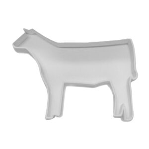 show steer heifer cow cattle full body farm animal livestock cookie cutter made in usa pr2435