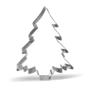 4.7 inch christmas tree cookie cutter – stainless steel