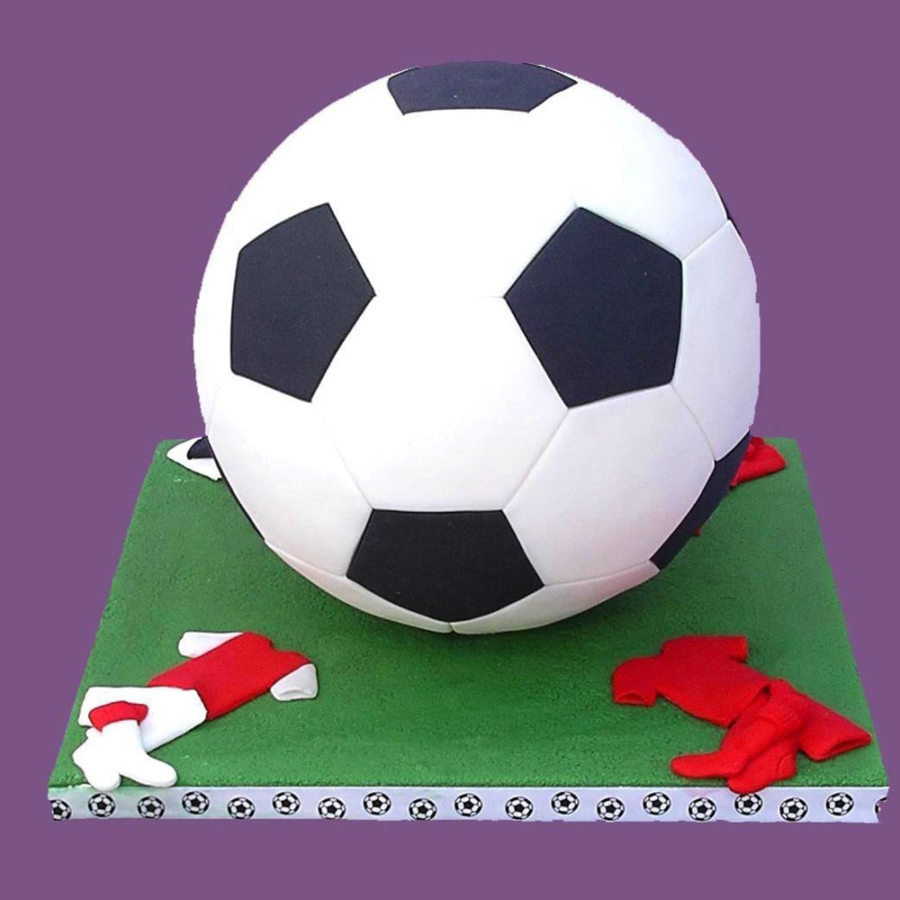 3D Soccer Ball Pan,LQQDD Football Shape Cake Pan and The Easiest Soccer Cookie Ever Cutter Set,Football Cutter Cake Mold for Stadium Player World Cup Master Chart Cake Decoration Gumpaste Fondant Mold