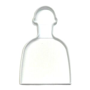 tequila drink bottle outline cookie cutter made in usa pr2862