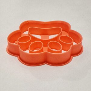 T3D Cookie Cutters Paw Print Cookie Cutter, Suitable for Cakes Biscuit and Fondant Cookie Mold for Homemade Treats, 3.43inch x 3.16inch x 0.55inch