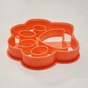 T3D Cookie Cutters Paw Print Cookie Cutter, Suitable for Cakes Biscuit and Fondant Cookie Mold for Homemade Treats, 3.43inch x 3.16inch x 0.55inch