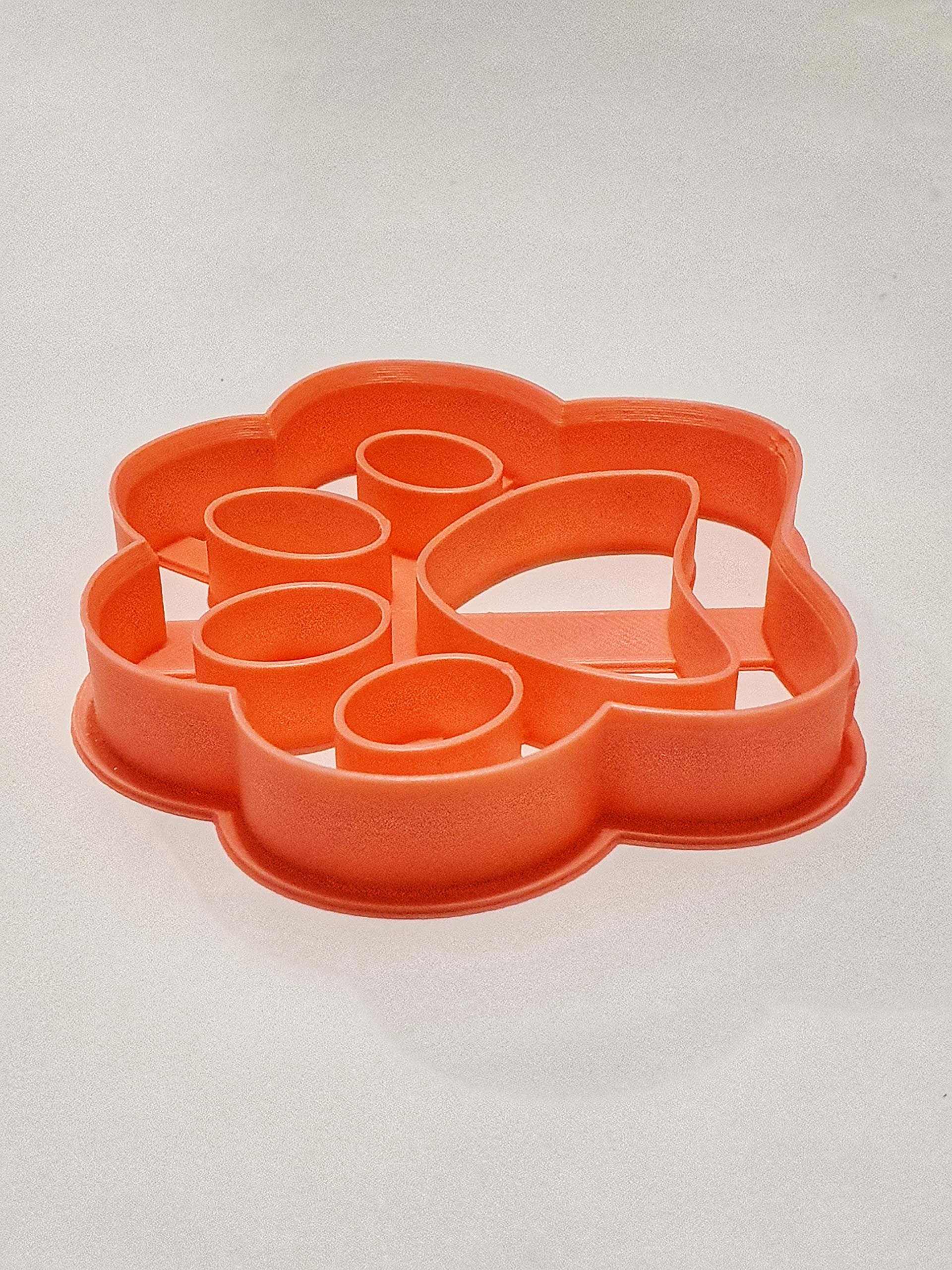 T3D Cookie Cutters Paw Print Cookie Cutter, Suitable for Cakes Biscuit and Fondant Cookie Mold for Homemade Treats, 3.43inch x 3.16inch x 0.55inch