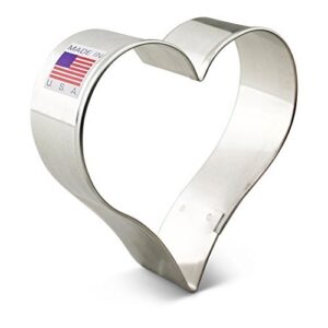 Heart Cookie Cutter, 3.25" Made in USA by Ann Clark