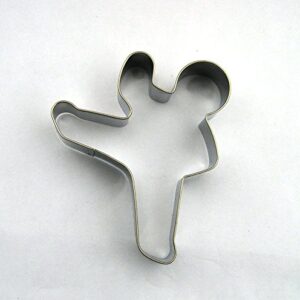 LAWMAN Kung Fu Karate Ninjabread man Cookie Cutter Fondant Baking Biscuit Fruit Cutter Set 5 pcs