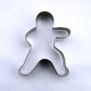 LAWMAN Kung Fu Karate Ninjabread man Cookie Cutter Fondant Baking Biscuit Fruit Cutter Set 5 pcs