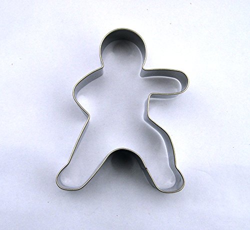 LAWMAN Kung Fu Karate Ninjabread man Cookie Cutter Fondant Baking Biscuit Fruit Cutter Set 5 pcs