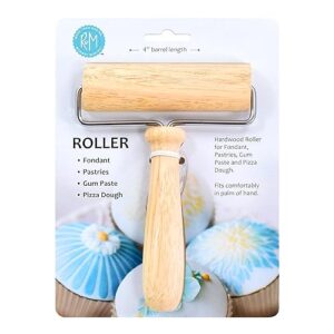 r&m international pastry and fondant 6" wood roller