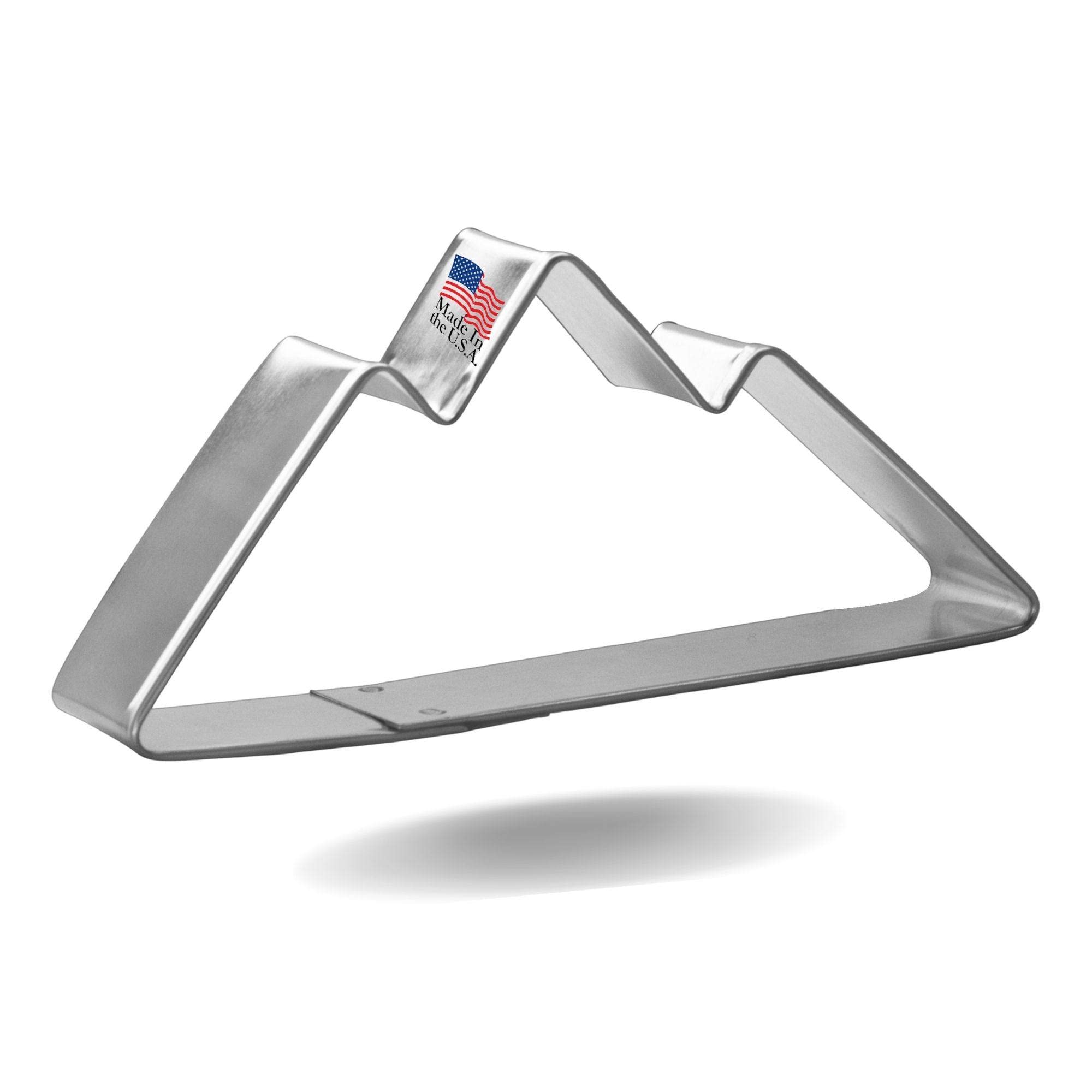 Mountains Cookie Cutter 4.5 in – Made in the USA – Foose Cookie Cutters Tin Plated Steel – Cookie Mold