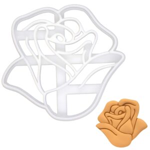 rose cookie cutter, 1 piece - bakerlogy