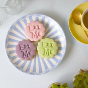 Eat Me Cake Alice In Wonderland Crazy Teapot Drink Me Treat Dessert Quotes Mad Cutter Cookie 2024 Cookie Molds With Good Wishes (Color : 3pcs)