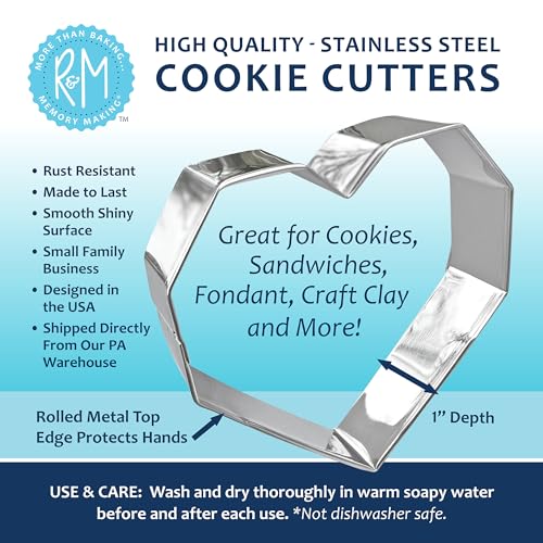 R & M International Cookie Stick Cutter, One Size, Silver