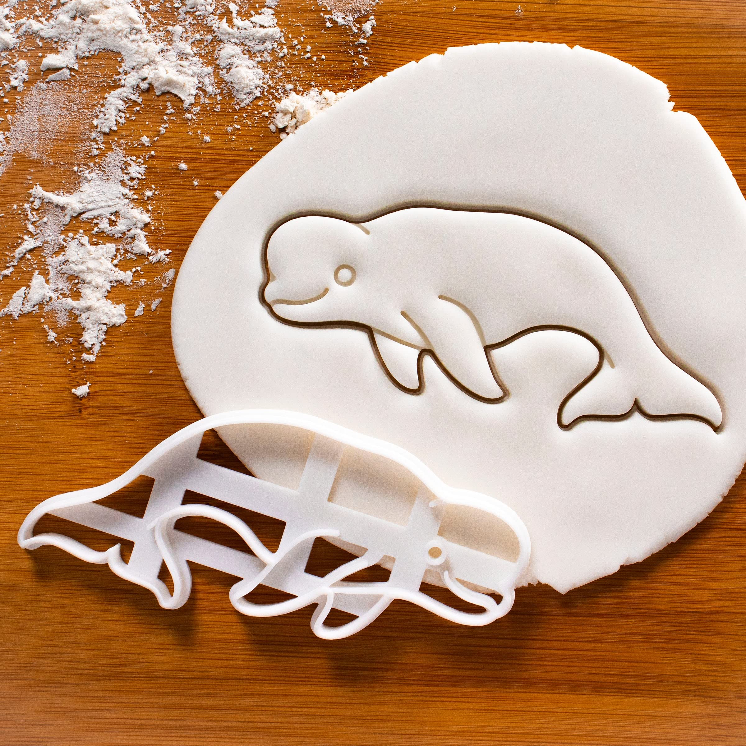 Beluga Whale cookie cutter, 1 piece - Bakerlogy