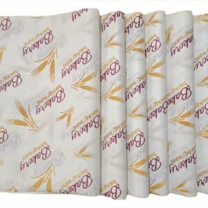 Wax Paper Sheets Sandwich Wrap Paper - 10x14" Food Wrapping Paper Liners, Grease Resistant Picnic Paper Sheets for Basket Bread Restaurants BBQs Parties (100Pcs)