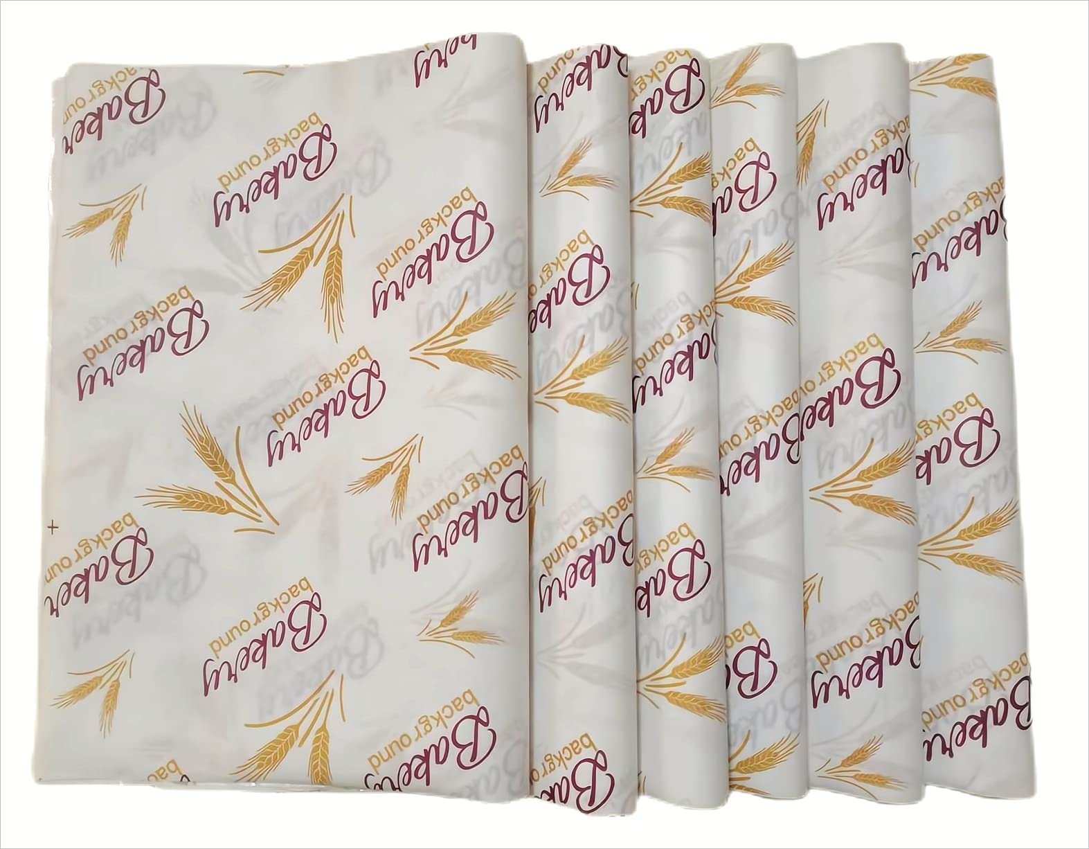 Wax Paper Sheets Sandwich Wrap Paper - 10x14" Food Wrapping Paper Liners, Grease Resistant Picnic Paper Sheets for Basket Bread Restaurants BBQs Parties (100Pcs)