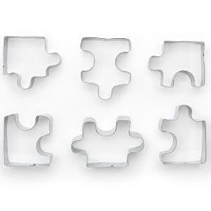 Fox Run Cookie Cutter Set, Puzzle Pieces Cookie Cutter Set