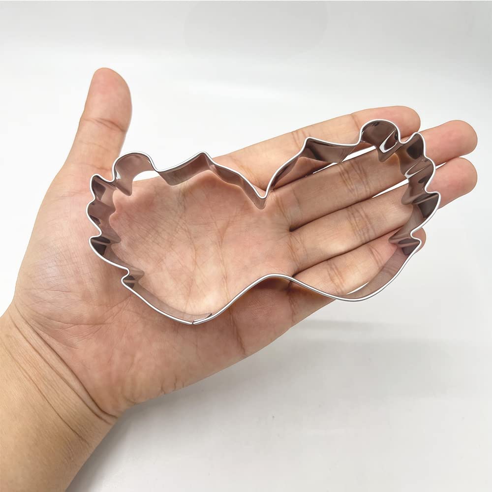 LILIAO Party Mask Cookie Cutter - 4.3 x 2.2 inches - Birthday Biscuit Fondant Sandwich Bread Mold Cutters - Stainless Steel - by Janka