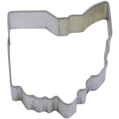 R&M International State of Ohio Cookie Cutter 3.75 Inch –Stainless Steel Cookie Cutters – State of Ohio Cookie Mold