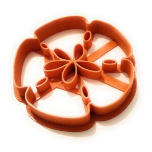 T3D Cookie Cutters Sand Dollar Cookie Cutter, Suitable for Cakes Biscuit and Fondant Cookie Mold for Homemade Treats