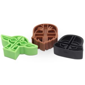 Star Wars Cookie Cutter Set for Kitchen - Featuring Chewbacca, Yoda and Darth Vader Cookie Cutters