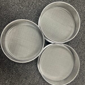 E-ONSALE Aluminum Herbal Pollen Set of 3 Screen Size Stackable Sifter 120, 160, 220 Micron Hash Extractor Sifter Shaker (120M + 160M +220M)