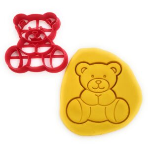 Generico T3D Cookie Cutters Bear Cookie Cutter, Suitable for Cakes Biscuit and Fondant Cookie Mold for Homemade Treats, 3.31 x 3.35In x 0.55In