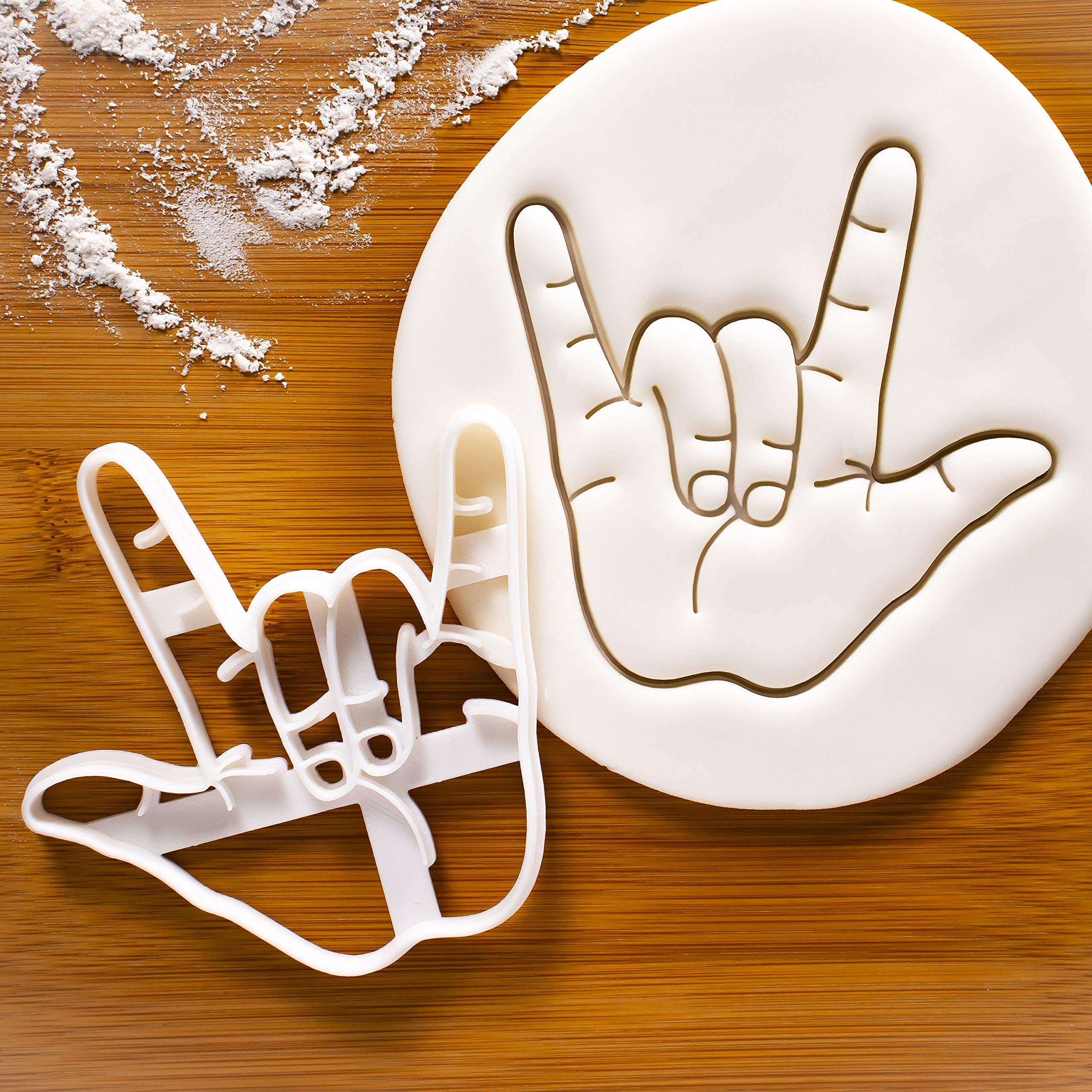 Hand Sign I Love You cookie cutter, 1 piece - Bakerlogy