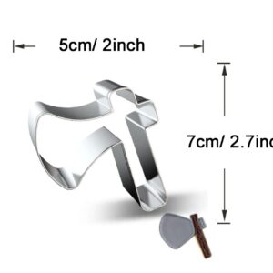 WJSYSHOP Ax Hatchet Axe Shape Cookie Cutter