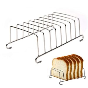 Toast Rack,Stainless Steel Tool Cooling Grid Bread Rack Rectangle Air Fryer Accessories