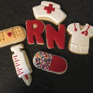 Nurse/Nursing Cookie Cutter 9 Piece Set from The Cookie Cutter Shop – Tin Plated Steel Cookie Cutters