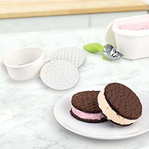 Tovolo Round Ice Cream Sandwich Cutter, Doubles as Cookie Cutter, Dishwasher Safe