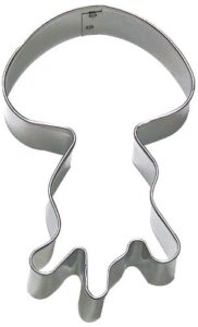 jelly fish cookie cutter 4 inch - made in the usa – foose cookie cutters tin plated steel jelly fish cookie mold