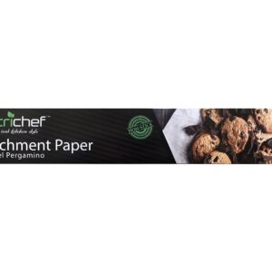 NutriChef 200 Square Foot Parchment Paper Roll | Heavy Duty Parchment Paper Roll for Baking, Easy to Cut & Non-stick Cooking Paper for Cookies, Air Frying & Grilling | Length & Width 160 FT. x 15 IN