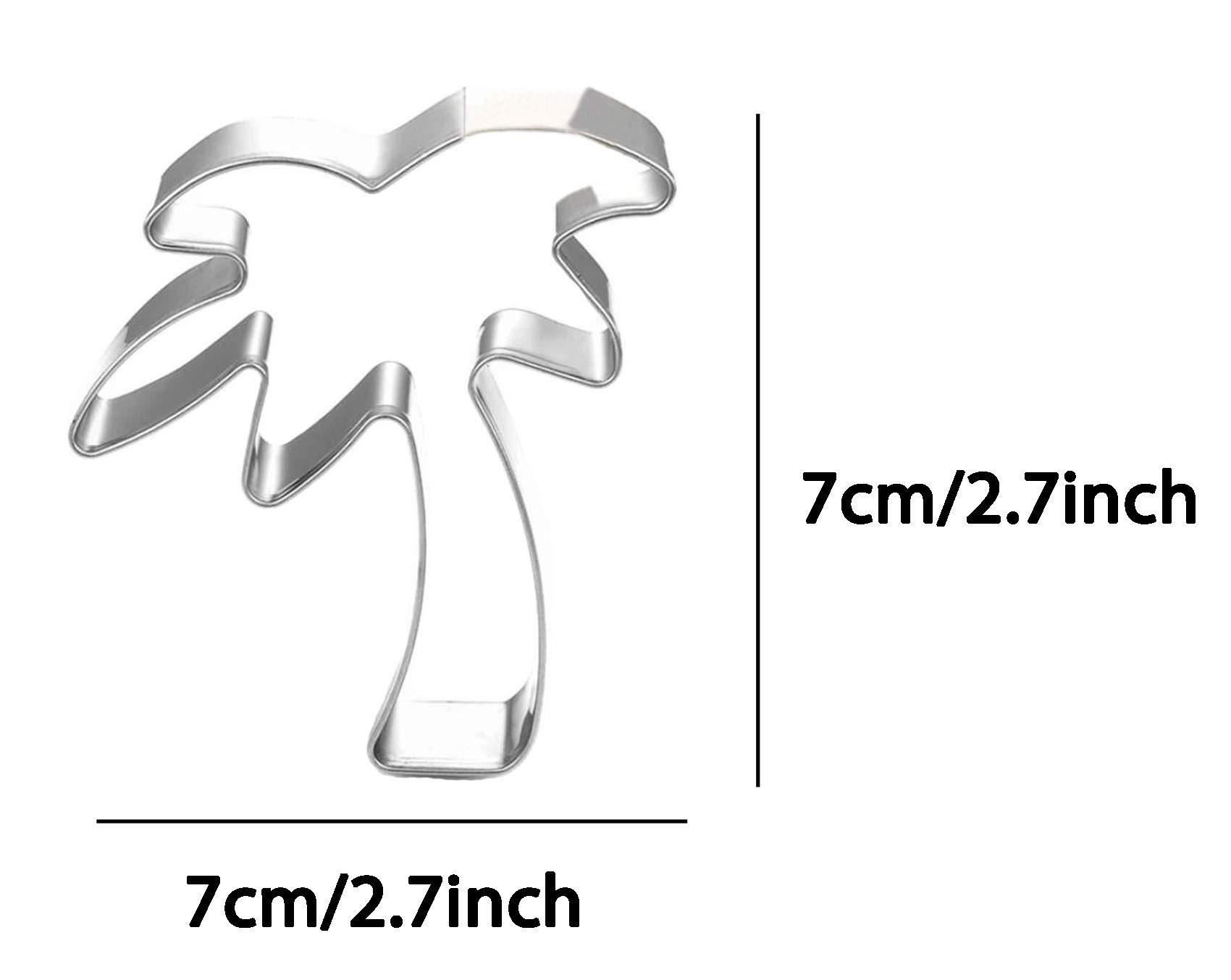 ZDYWY Palm Coconut Tree Shaped Cookie Cutter