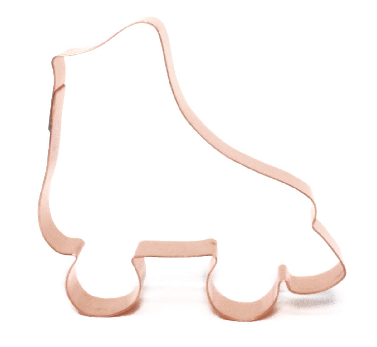 Vintage Roller Skate Cookie Cutter 4 X 4 inches - Handcrafted Copper Cookie Cutter by The Fussy Pup